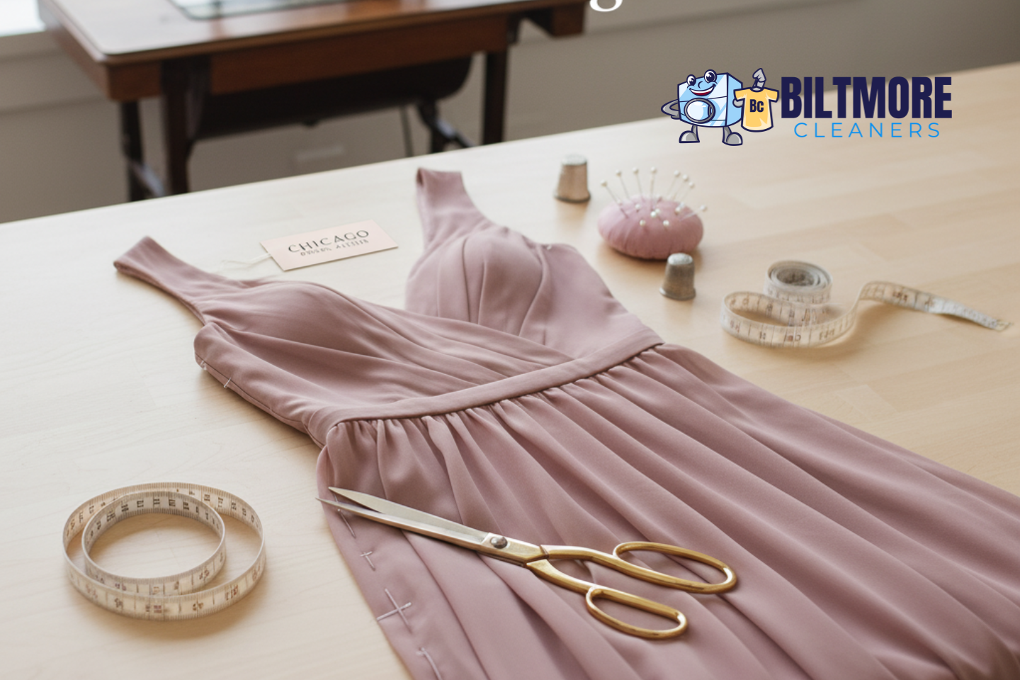 Bridesmaid Dress Alterations in Chicago with Biltmore Cleaners